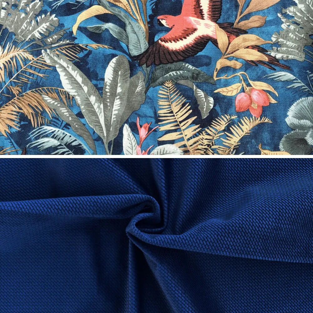 Square Dog Bed — Birds Pattern Edition