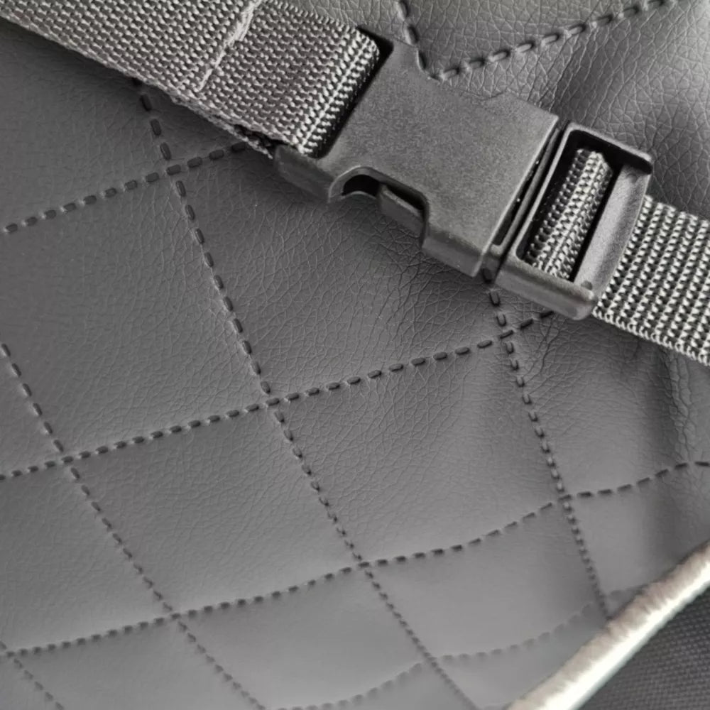 Plush Car Seat & Travel Bed — Graphite Edition
