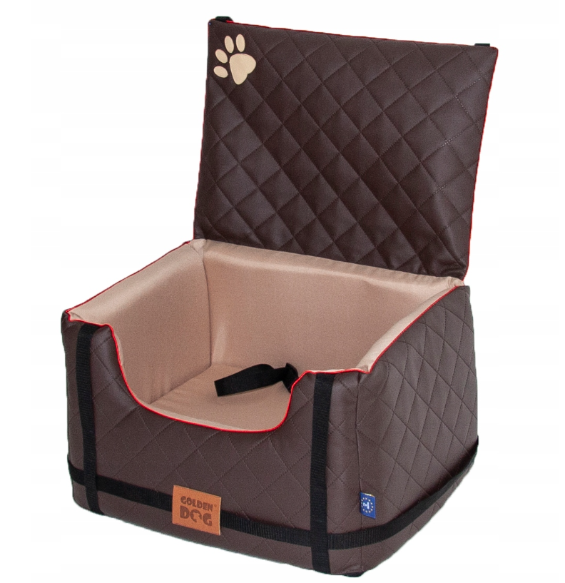 Lux Comfort Car Seat for Dogs — Brown Edition