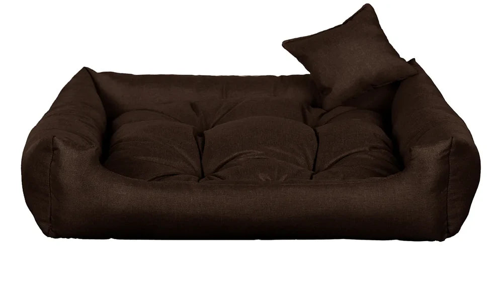 dog bed dark brown