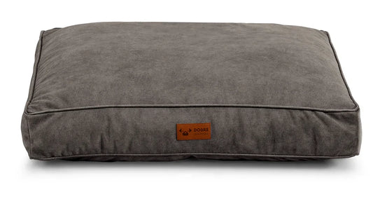 Brown dog bed with soft cushion – elegant, easy-to-clean pet bedding