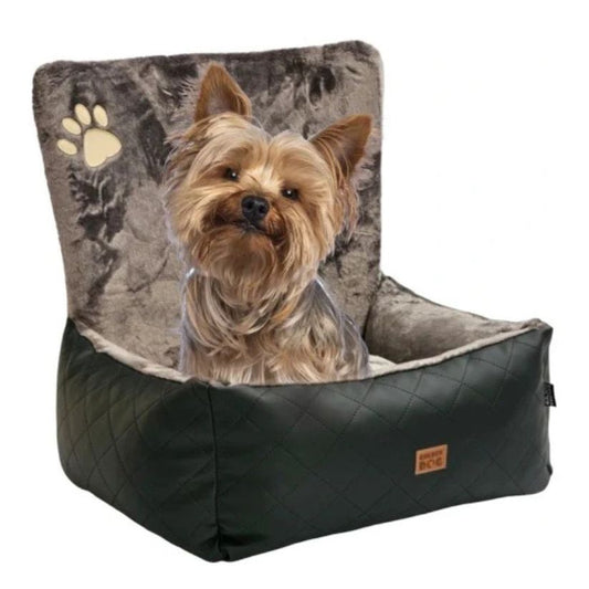 Plush Car Seat & Travel Bed — Graphite Edition