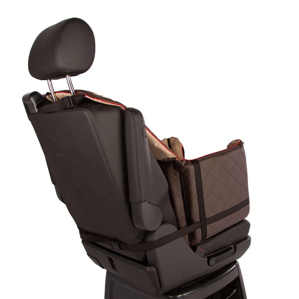 Lux Comfort Car Seat for Dogs — Brown Edition