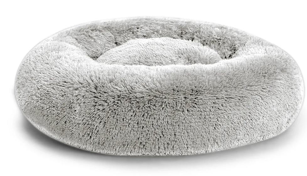Sweet Donut - Light Grey Dog Bed